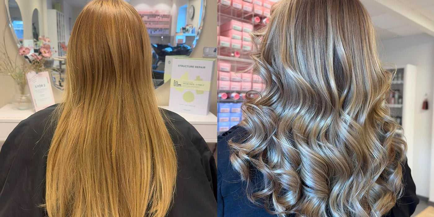 Champagne Beige hair color